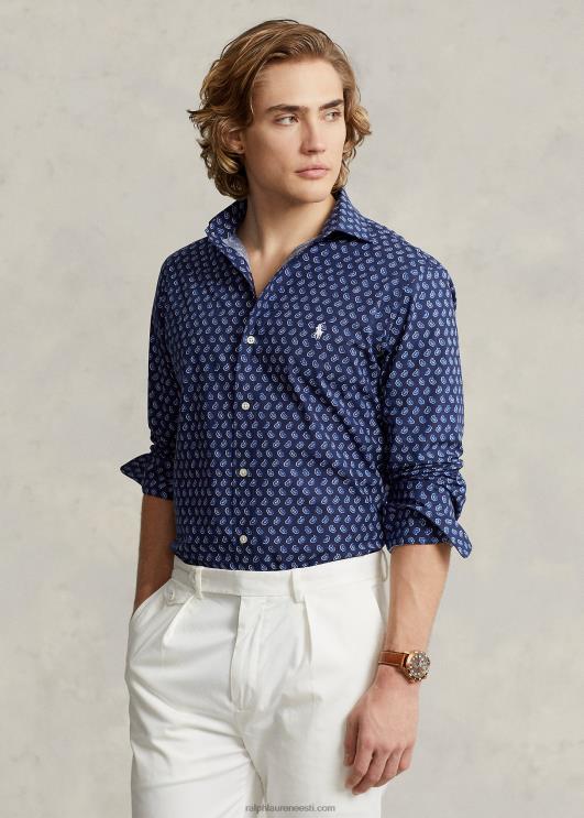 Ralph Lauren mehed klassikaline istuv foulard veniv poplinsärk PR0V1157 gansett foulard