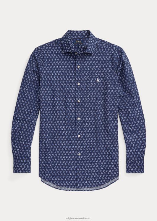 Ralph Lauren mehed klassikaline istuv foulard veniv poplinsärk PR0V1157 gansett foulard