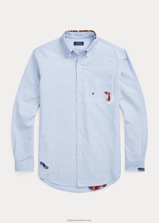 Ralph Lauren mehed klassikaline istuv oxfordi särk PR0V724 preppy parandatud särk