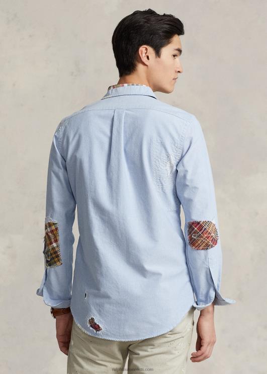 Ralph Lauren mehed klassikaline istuv oxfordi särk PR0V724 preppy parandatud särk