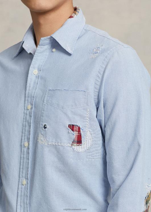 Ralph Lauren mehed klassikaline istuv oxfordi särk PR0V724 preppy parandatud särk