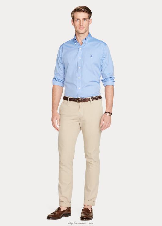 Ralph Lauren mehed klassikaline istuv popliinsärk PR0V8648 sinine