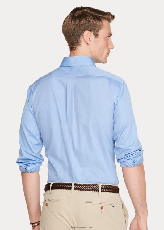 Ralph Lauren mehed klassikaline istuv popliinsärk PR0V8648 sinine