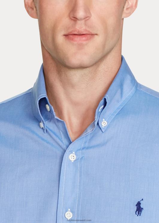 Ralph Lauren mehed klassikaline istuv popliinsärk PR0V8648 sinine