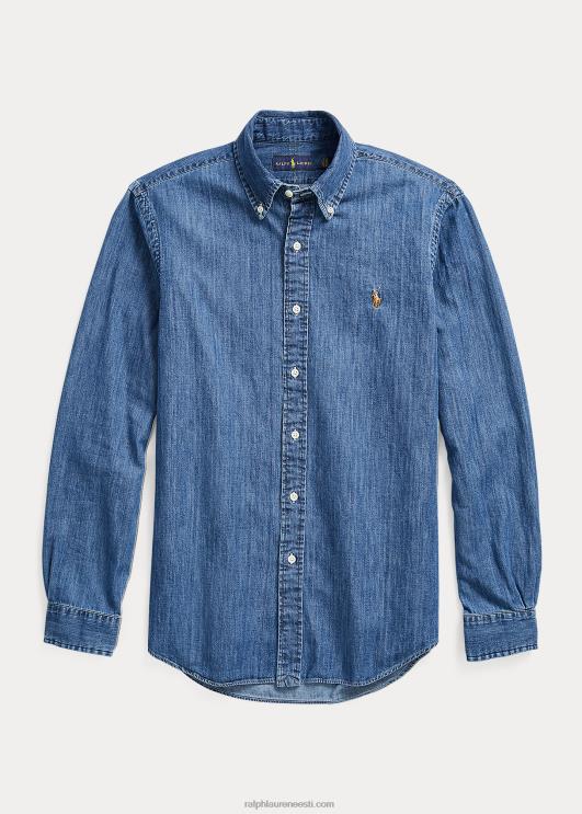 Ralph Lauren mehed klassikaline istuv teksasärk PR0V647 denim