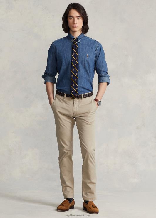 Ralph Lauren mehed klassikaline istuv teksasärk PR0V647 denim