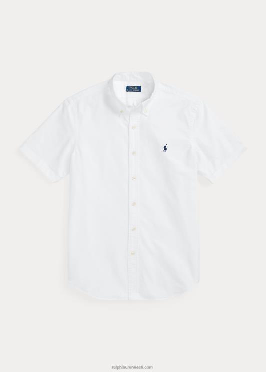Ralph Lauren mehed klassikaline istuvusega rõivavärviga oxfordi särk PR0V488 valge