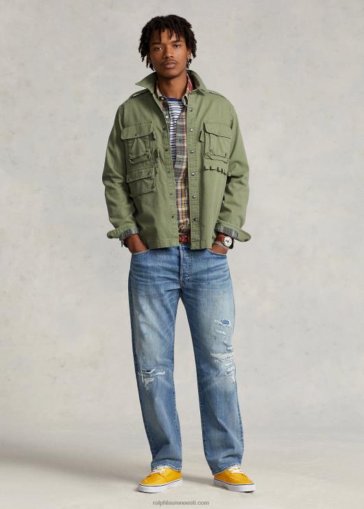 Ralph Lauren mehed klassikaline kalasabakujuline tarbesärk PR0V639 oliiviõli kalasaba