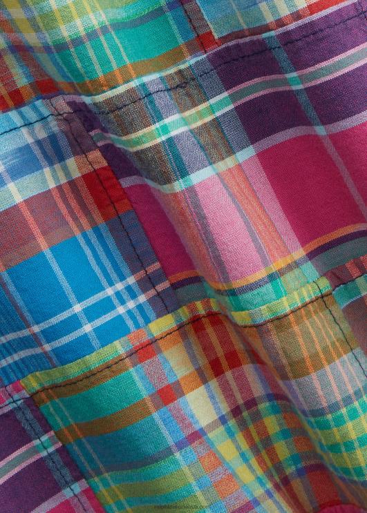 Ralph Lauren mehed klassikaline lapitehnikas madrase laagrisärk PR0V779 ikat madras lapitöö