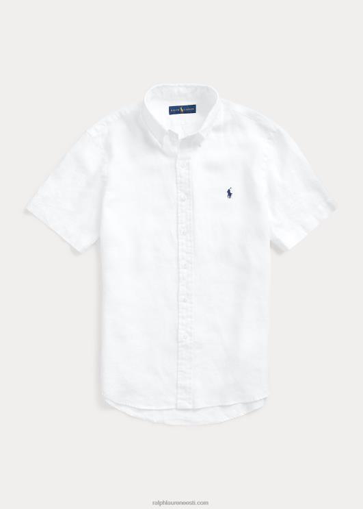 Ralph Lauren mehed klassikaline linane särk PR0V515 valge