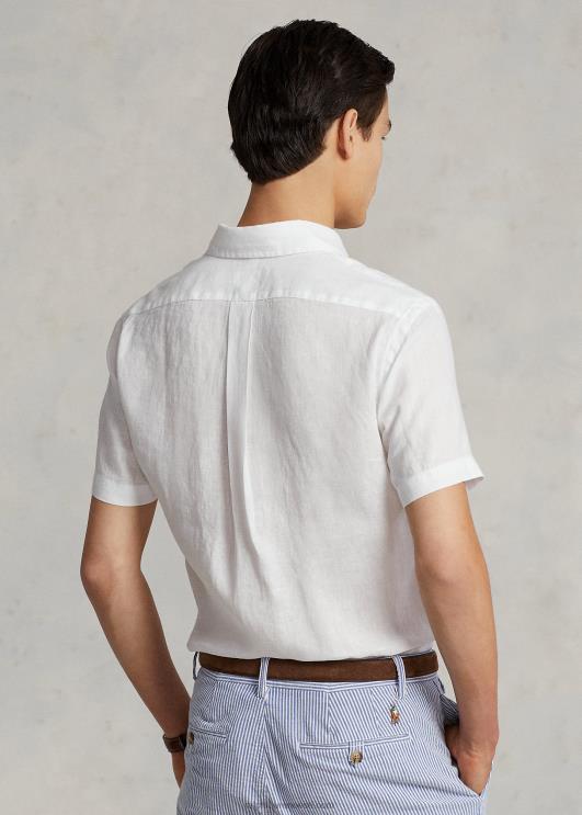 Ralph Lauren mehed klassikaline linane särk PR0V515 valge