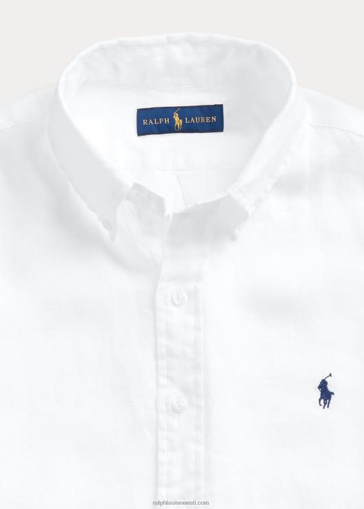 Ralph Lauren mehed klassikaline linane särk PR0V515 valge