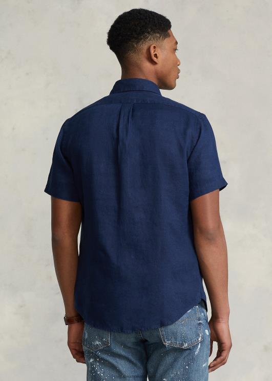 Ralph Lauren mehed klassikaline linane särk PR0V517 Newporti merevägi