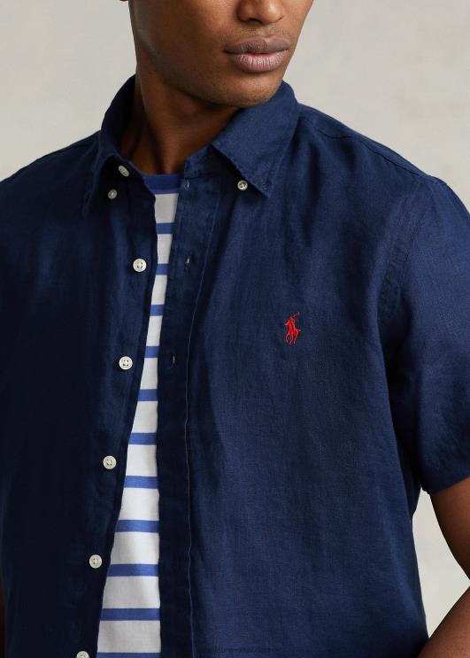 Ralph Lauren mehed klassikaline linane särk PR0V517 Newporti merevägi