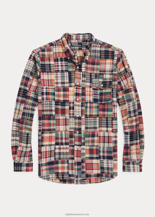 Ralph Lauren mehed klassikaline madrase lapitehnikas särk PR0V8524 madrase lapitöö