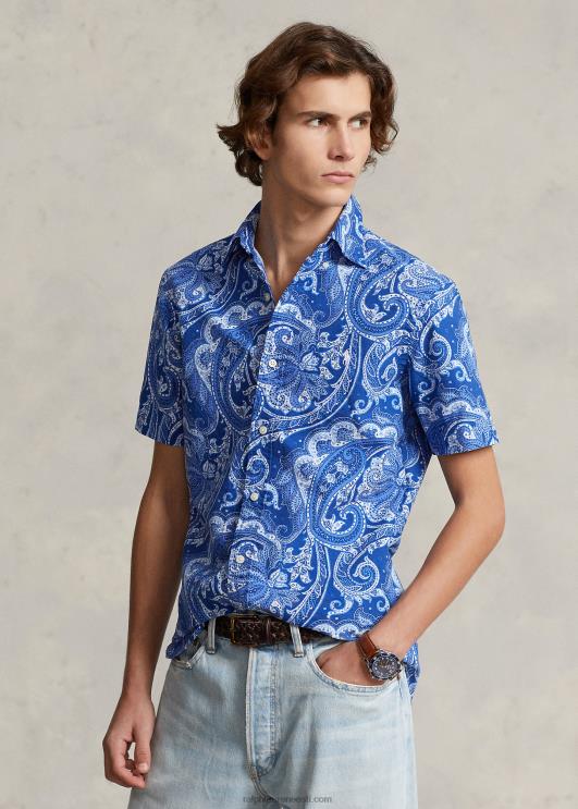 Ralph Lauren mehed klassikaline paisley oxfordi särk PR0V621 jerry paisley