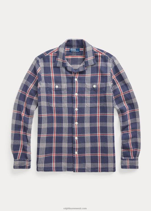 Ralph Lauren mehed klassikaline ruuduline flanellist laagrisärk PR0V8465 tume/valge multi