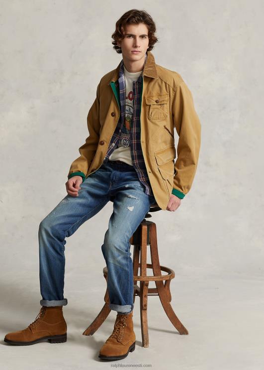 Ralph Lauren mehed klassikaline ruuduline flanellist laagrisärk PR0V8465 tume/valge multi