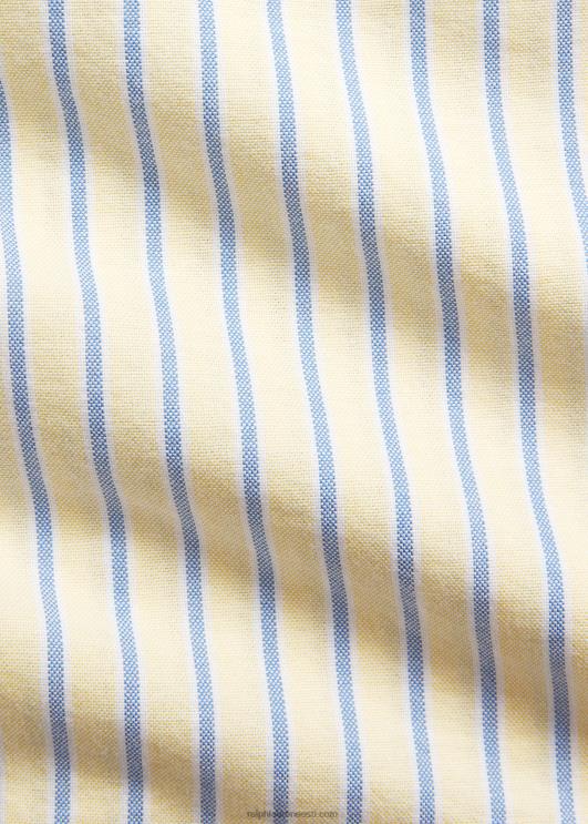 Ralph Lauren mehed klassikaline sobiv oxfordi särk PR0V1599 kollane/merepunane multi