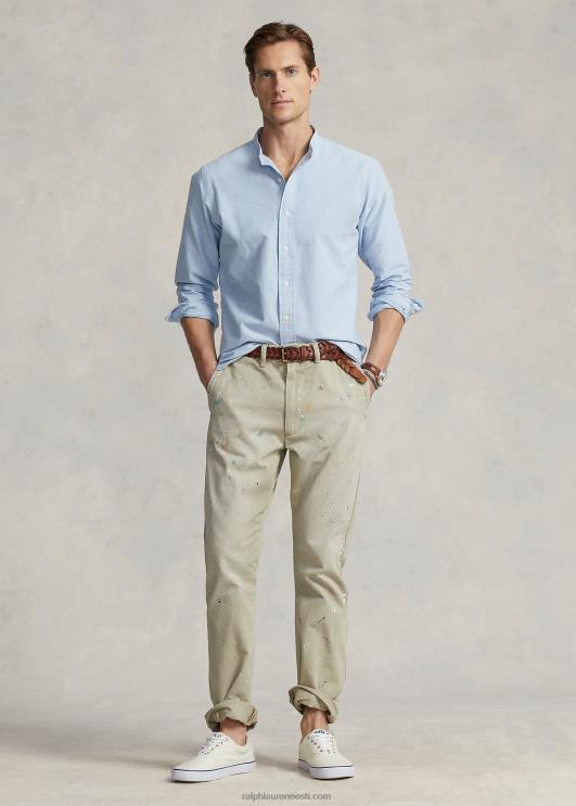 Ralph Lauren mehed klassikaline sobiv oxfordi särk PR0V761 sinine