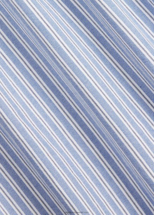 Ralph Lauren mehed klassikaline triibuline oxfordi särk PR0V8416 sinine multi/valge