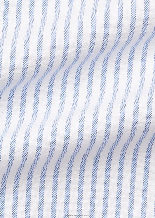 Ralph Lauren mehed klassikaline triibuline oxfordi särk PR0V8477 sinine/valge