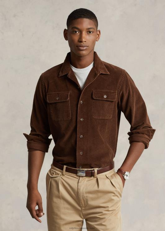 Ralph Lauren mehed klassikaline velvetist laagrisärk PR0V8422 teak