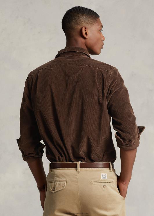 Ralph Lauren mehed klassikaline velvetist laagrisärk PR0V8422 teak