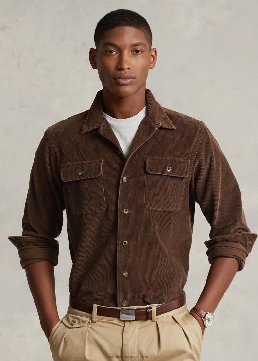 Ralph Lauren mehed klassikaline velvetist laagrisärk PR0V8422 teak