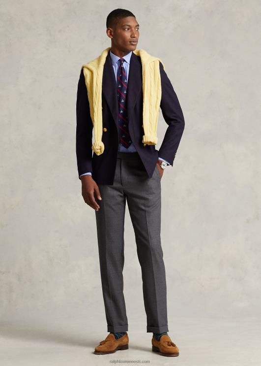 Ralph Lauren mehed klassikalise sobivusega ruuduline esinemissärk PR0V8488 helesinine/valge