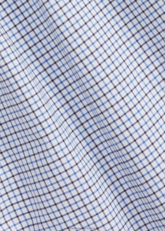 Ralph Lauren mehed kohandatud sobivusega ruuduline oxfordi särk PR0V8627 mere-/sinine multi