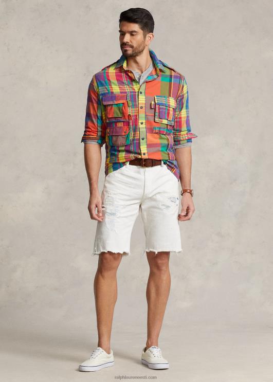 Ralph Lauren mehed madrase lõbus ülesärk PR0V1376 madrase lõbus särk