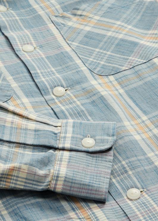 Ralph Lauren mehed madrase laagri särk PR0V1708 helesinine