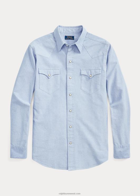 Ralph Lauren mehed oxfordi lääne särk PR0V458 sinine