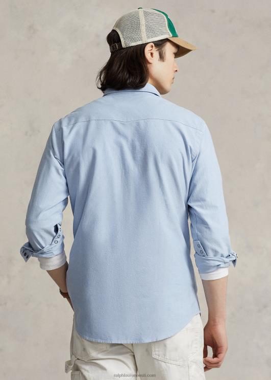 Ralph Lauren mehed oxfordi lääne särk PR0V458 sinine