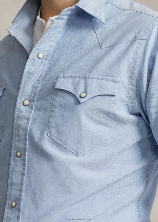 Ralph Lauren mehed oxfordi lääne särk PR0V458 sinine