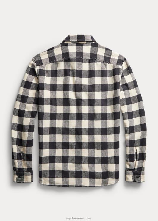 Ralph Lauren mehed pühvli kontrolliga toimse töösärk PR0V1747 must/kreem