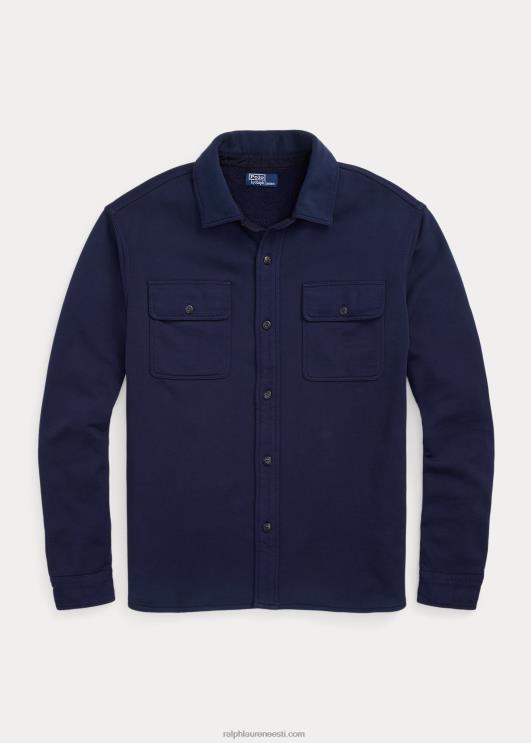 Ralph Lauren mehed prantsuse frotee töösärk PR0V1549 kruiisilaevastik