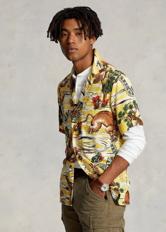 Ralph Lauren mehed prinditud laagrisärk PR0V1050 mitu