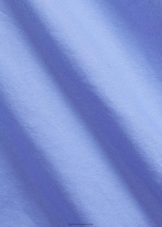 Ralph Lauren mehed rõivaga värvitud oxfordi särk PR0V1515 sadamasaar sinine