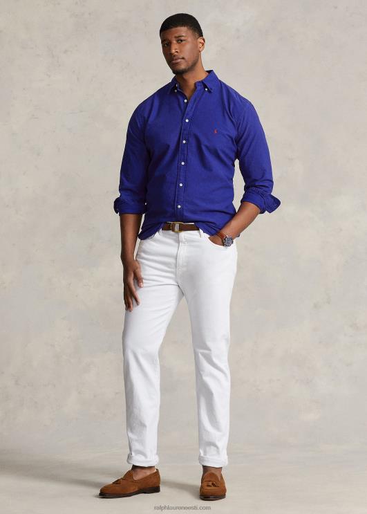Ralph Lauren mehed rõivaga värvitud oxfordi särk PR0V1517 linna kuninglik