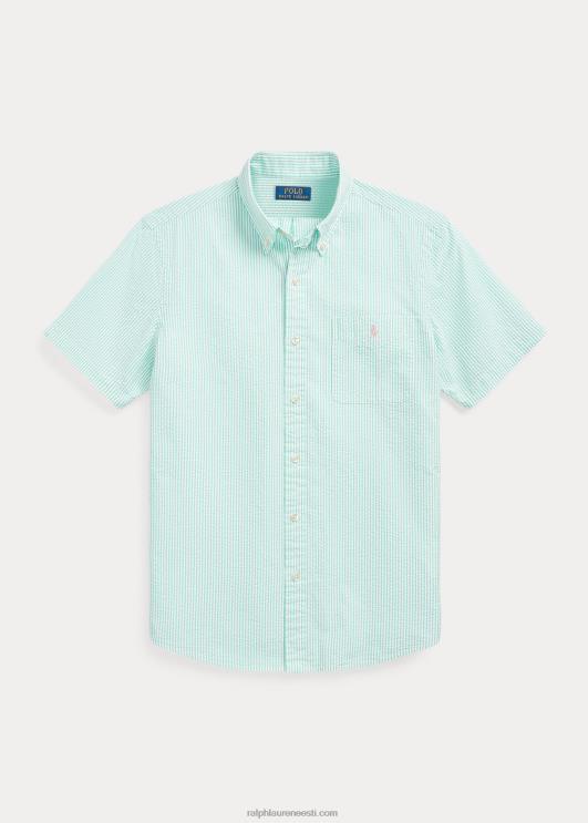 Ralph Lauren mehed rl prepster classic fit seersucker särk PR0V677 keywest roheline/valge