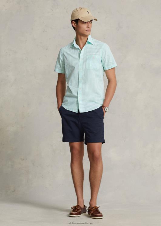 Ralph Lauren mehed rl prepster classic fit seersucker särk PR0V677 keywest roheline/valge