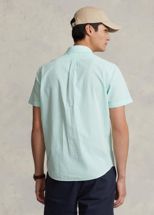 Ralph Lauren mehed rl prepster classic fit seersucker särk PR0V677 keywest roheline/valge