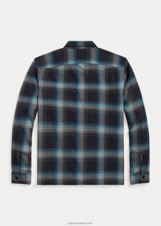 Ralph Lauren mehed ruuduline jaspe toimse laagri töösärk PR0V8698 must/sinine