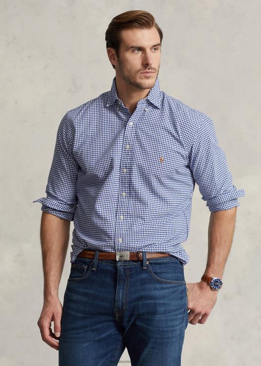 Ralph Lauren mehed ruuduline oxfordi särk PR0V1327 kuninglik/valge