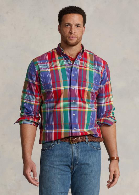 Ralph Lauren mehed ruuduline oxfordi särk PR0V1524 punane/sinine multi