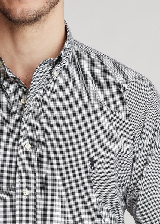Ralph Lauren mehed ruuduline poplinsärk PR0V1838 must/valge kontroll