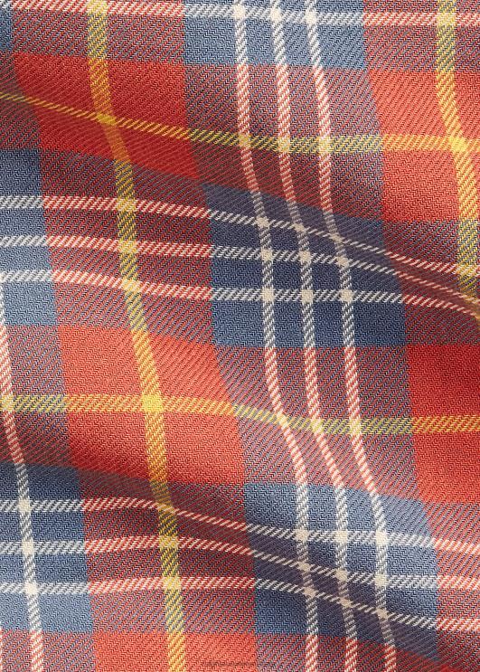 Ralph Lauren mehed ruuduline toimne töösärk PR0V1702 punane/sinine