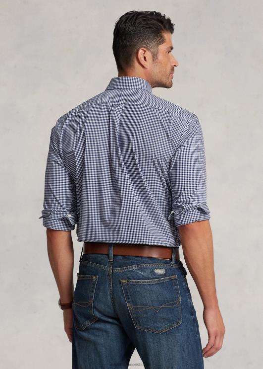 Ralph Lauren mehed ruuduline veniv poplinsärk PR0V1325 mereväe/valge